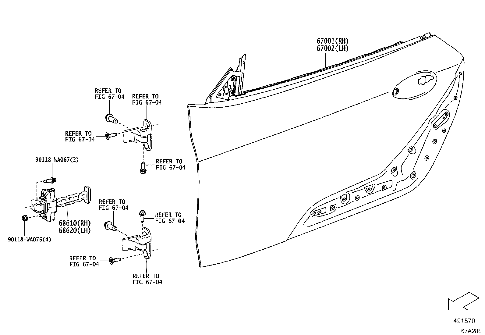 68610-WAA01 CHECK ASSY, FRONT DOOR product image