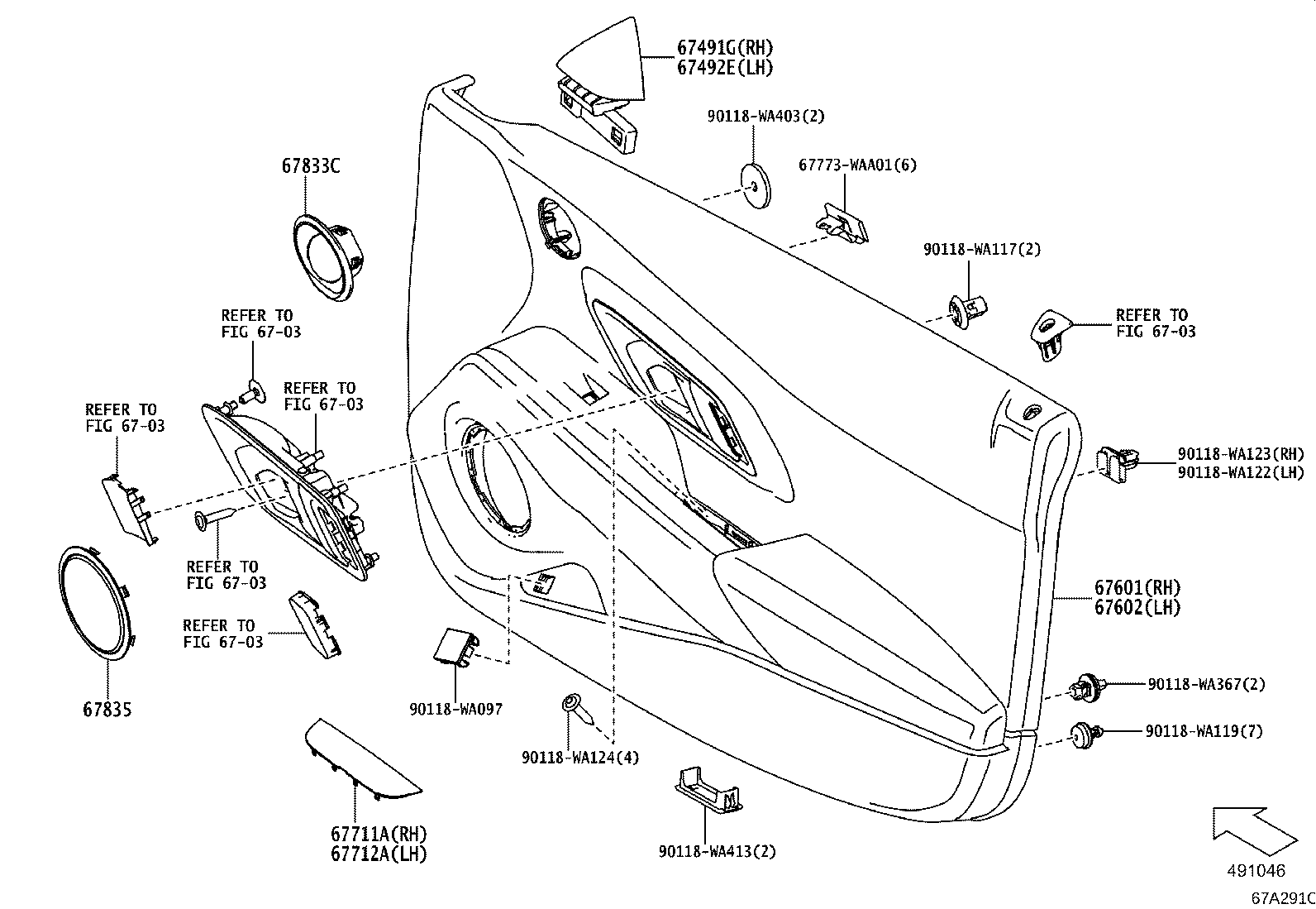 Thumbnail 2 for 67610-WAA07