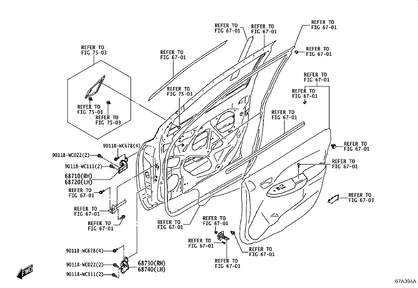 69801-WC002 REGULATOR SUB-ASSY, FRONT DOOR WINDOW, RH product image