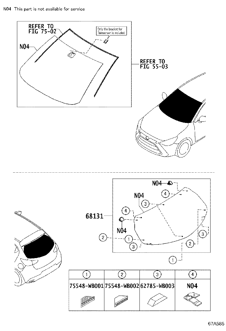 67005-WB002 PANEL SUB-ASSY, BACK DOOR product image
