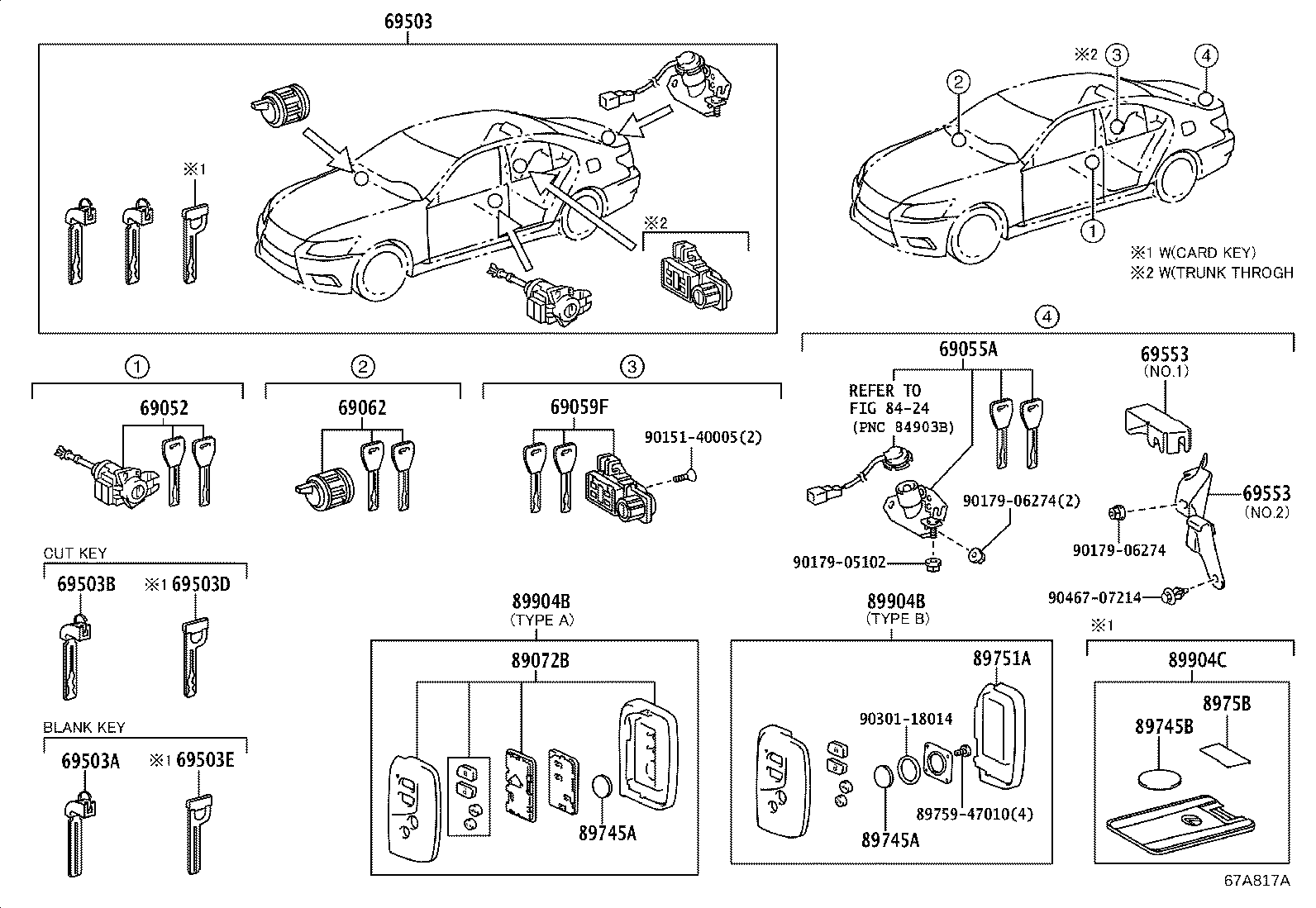 69005-50D00 CYLINDER SET, LOCK product image