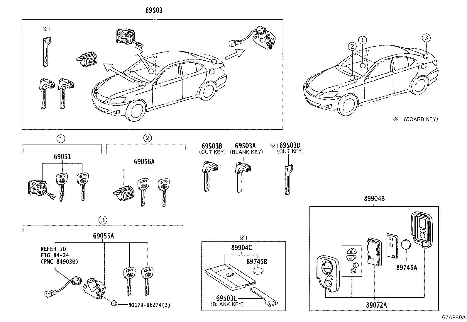 89904-53870 TRANSMITTER SUB-ASSY, ELECTRICAL KEY product image