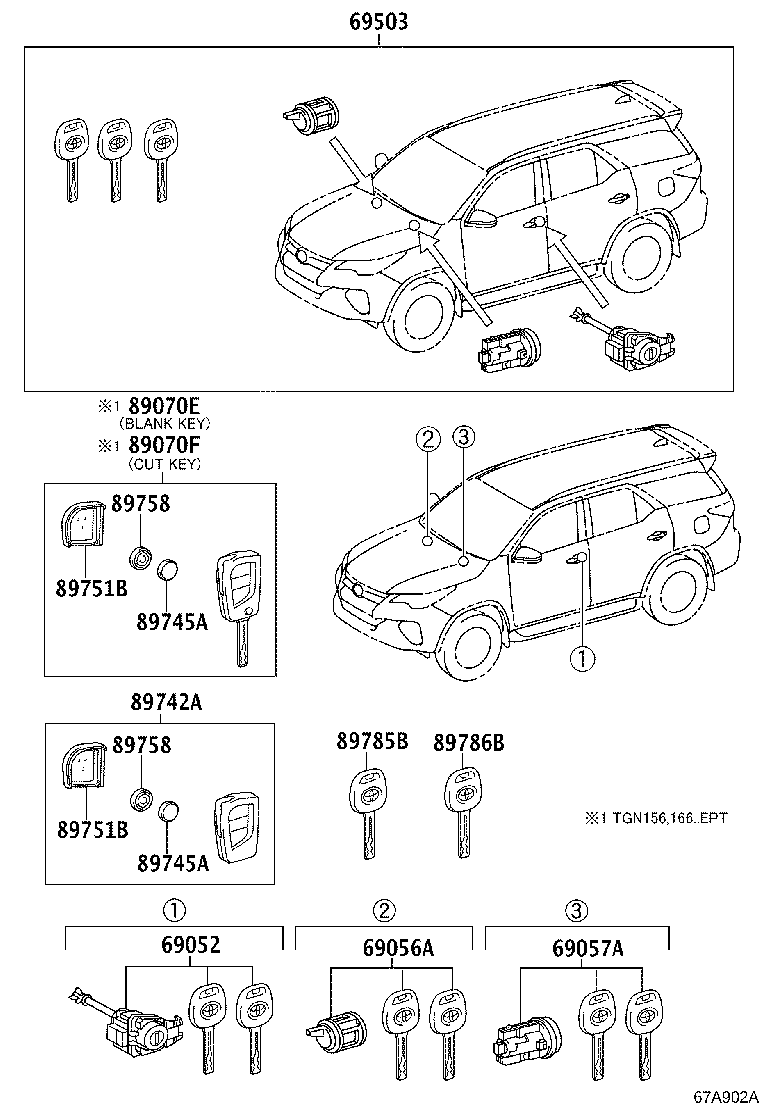 89751-0K390 COVER, TRANSMITTER HOUSING product image