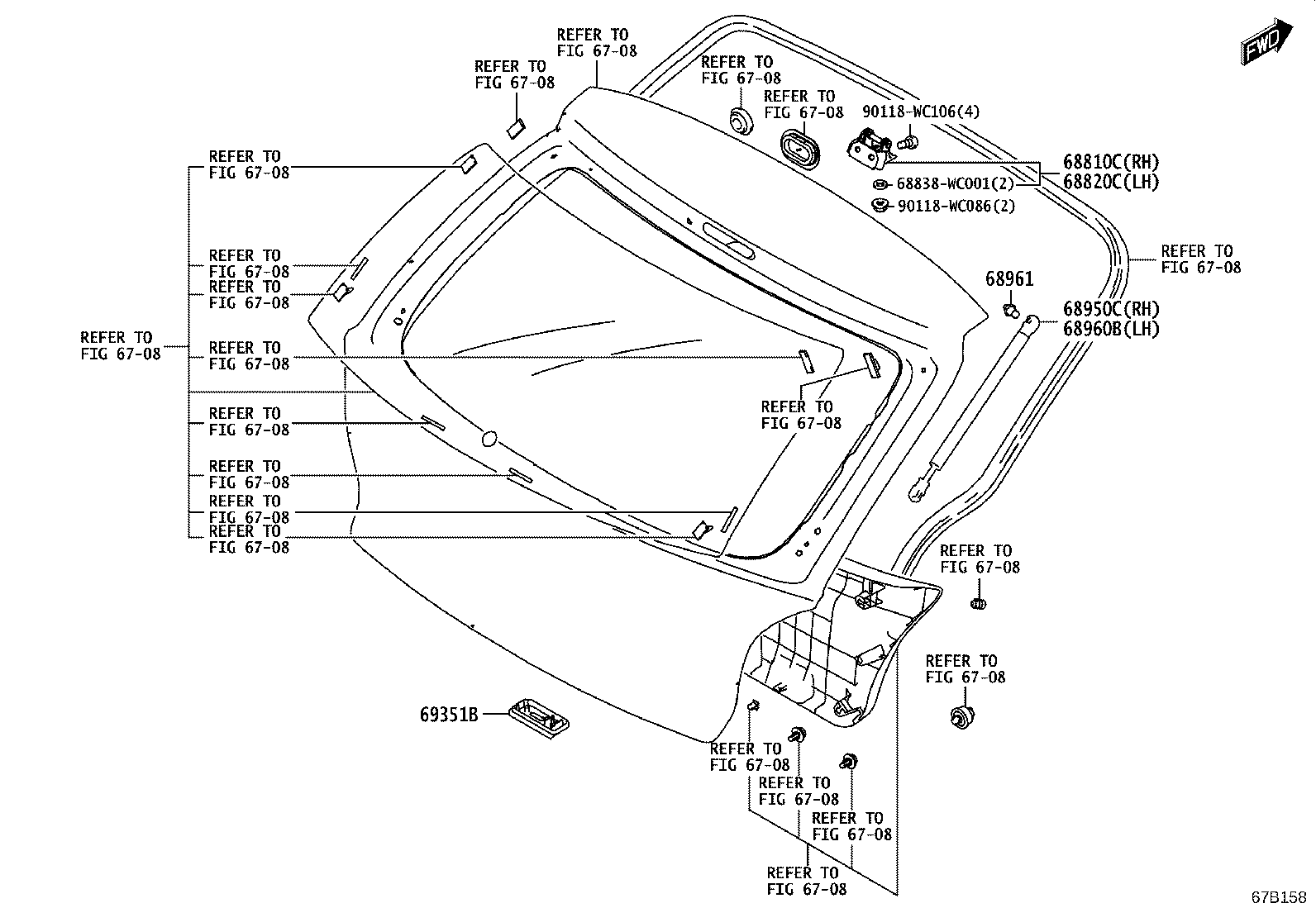 69351-WC002 Toyota Reference Part product image