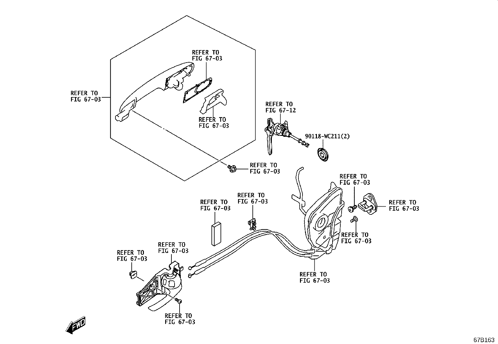 67002-WC010 PANEL SUB-ASSY, FRONT DOOR, LH product image