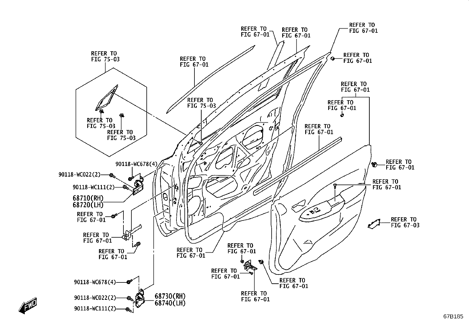 69802-WC003 REGULATOR SUB-ASSY, FRONT DOOR WINDOW, LH product image