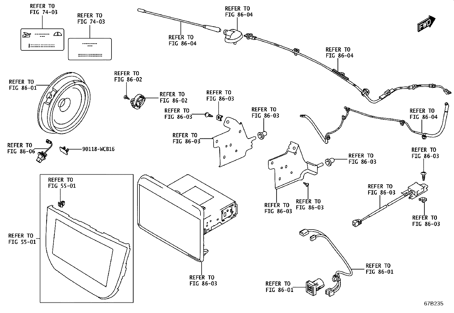 67751-WC002 BOARD, BACK DOOR TRIM product image