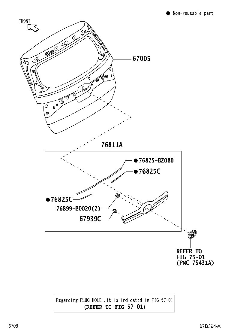 Thumbnail 2 for 67005-BZG40