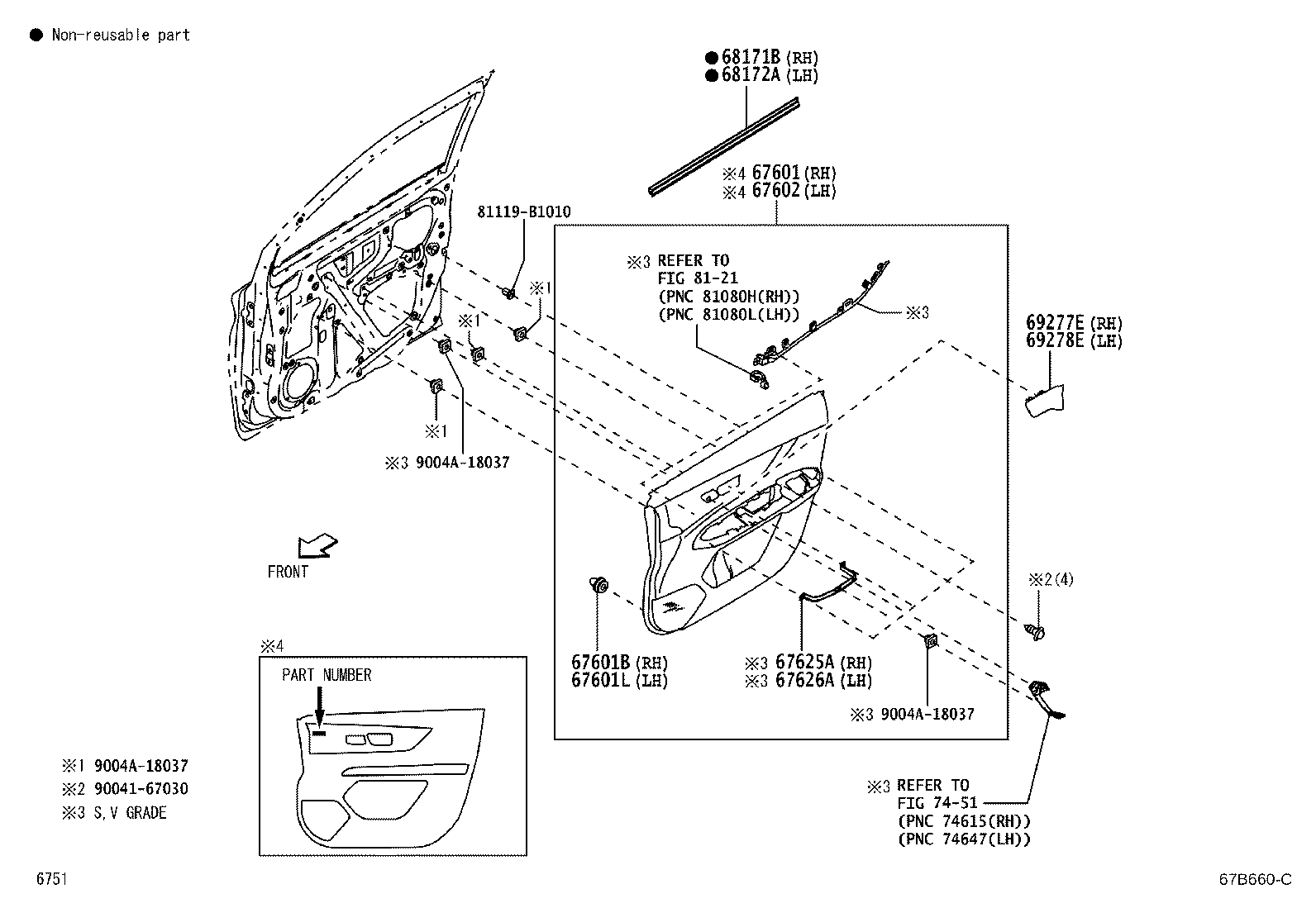 Toyota 67404-BZ180 FRAME SUB-ASSY, FRONT DOOR, REAR LOWER LH