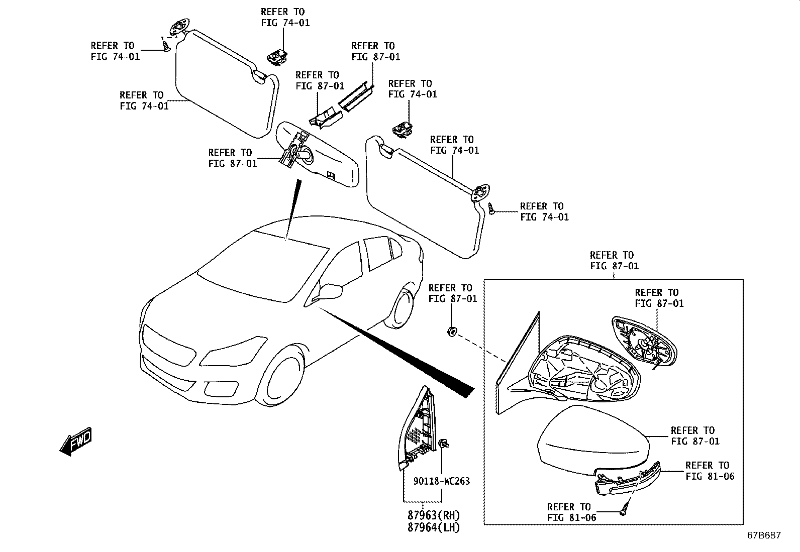 67404-WC004 FRAME SUB-ASSY, FRONT DOOR, REAR LOWER LH product image