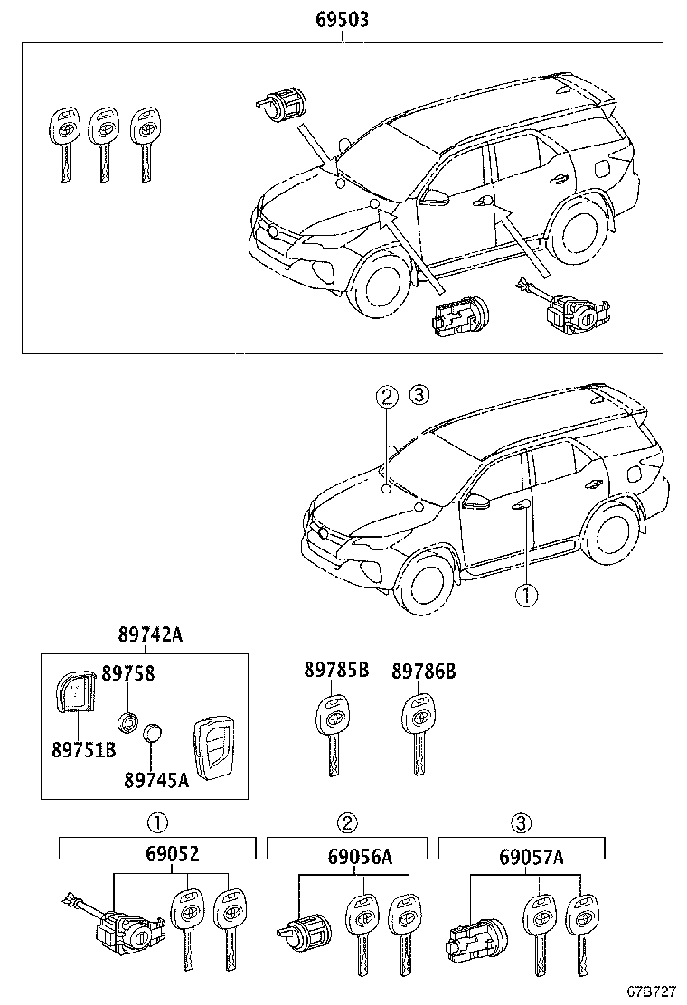 89752-0K740 CASE, TRANSMITTER HOUSING product image
