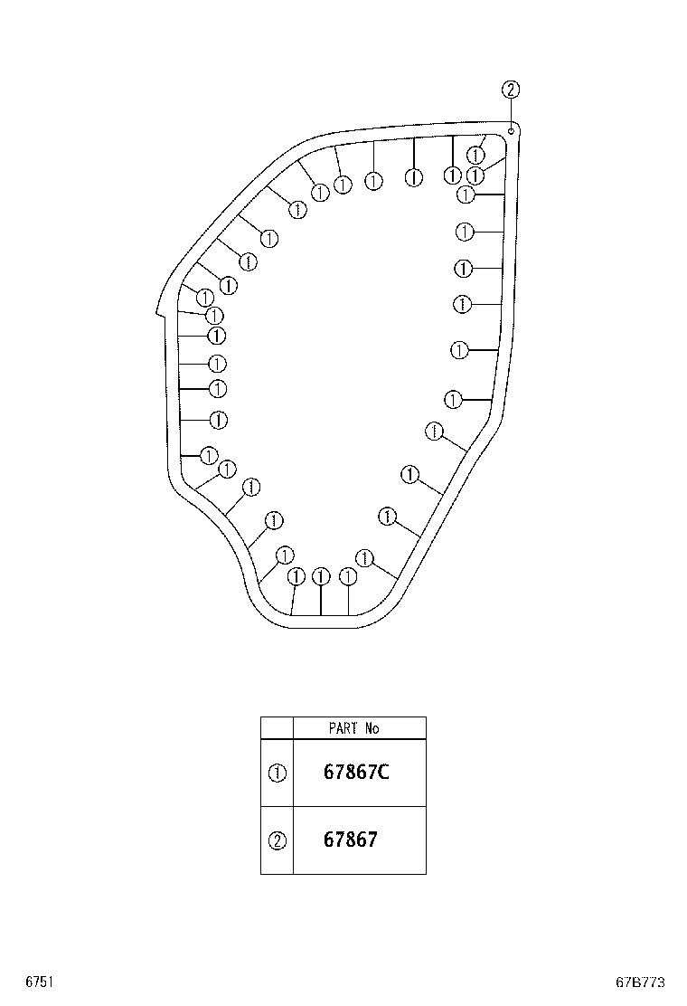67002-BZ810 PANEL SUB-ASSY, FRONT DOOR, LH product image