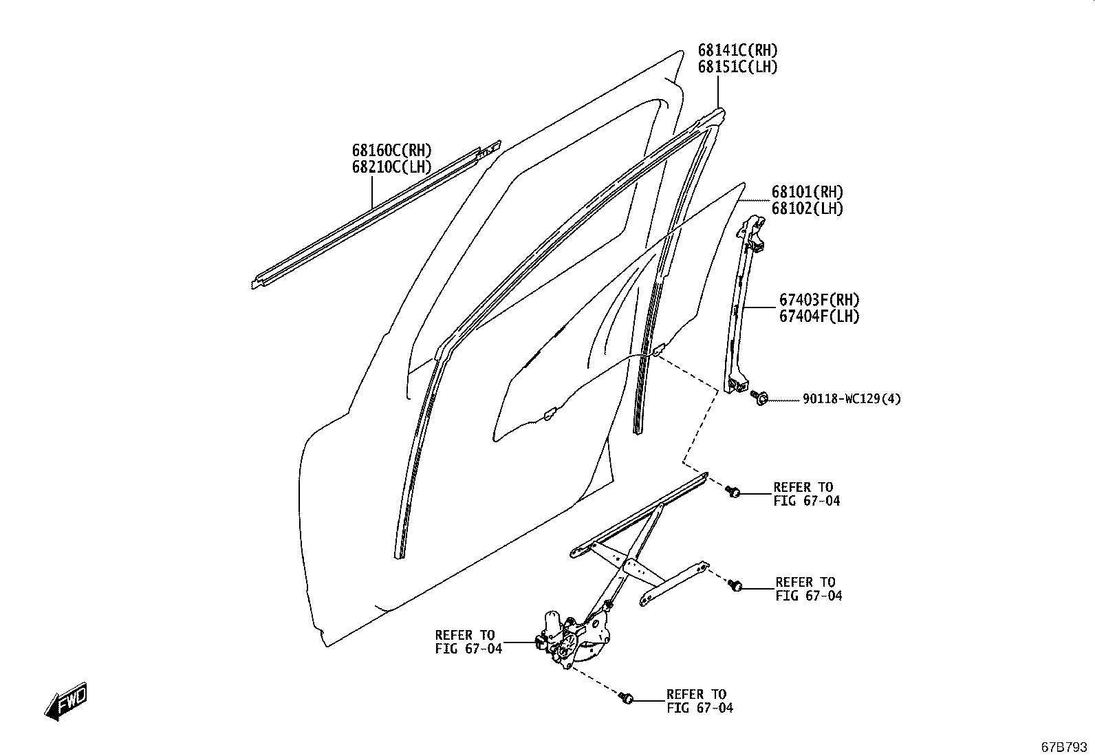 68610-WC006 CHECK ASSY, FRONT DOOR product image