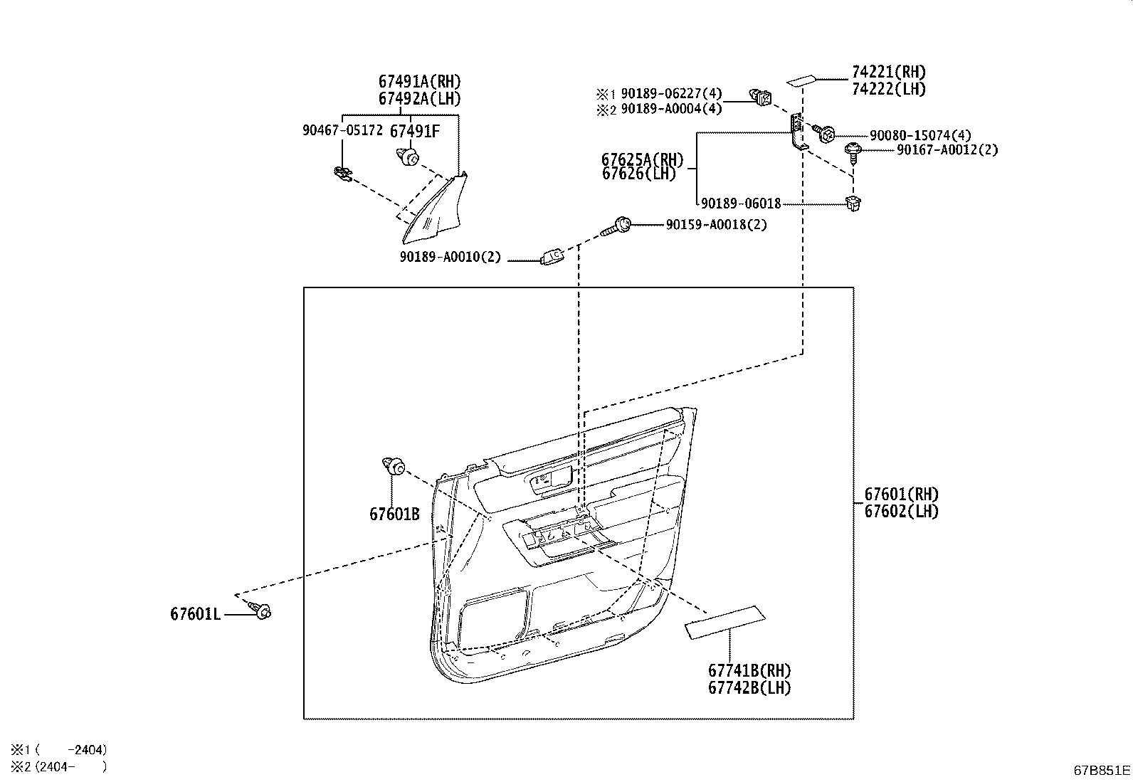 Thumbnail 2 for 67610-0C770-C2