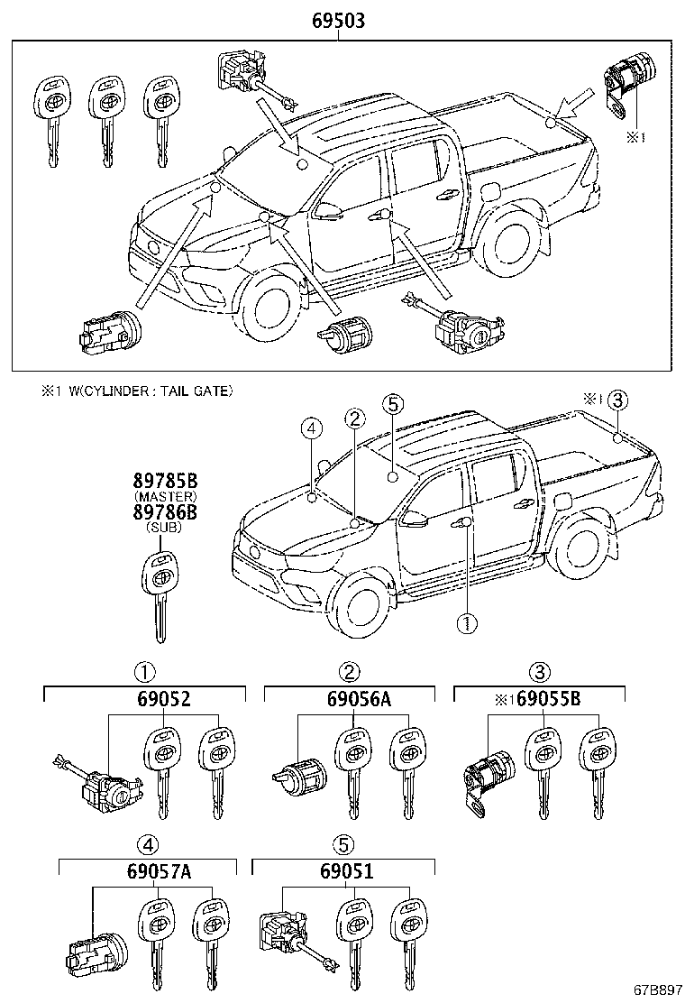 89752-0K770 CASE, TRANSMITTER HOUSING product image