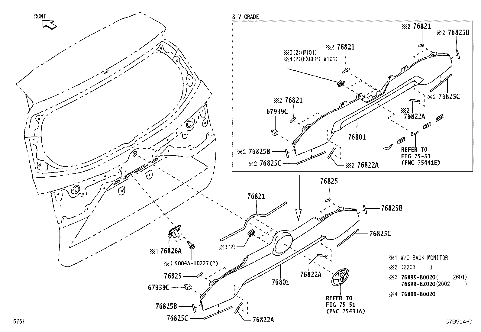 75573-BZ050 Toyota Reference Part product image