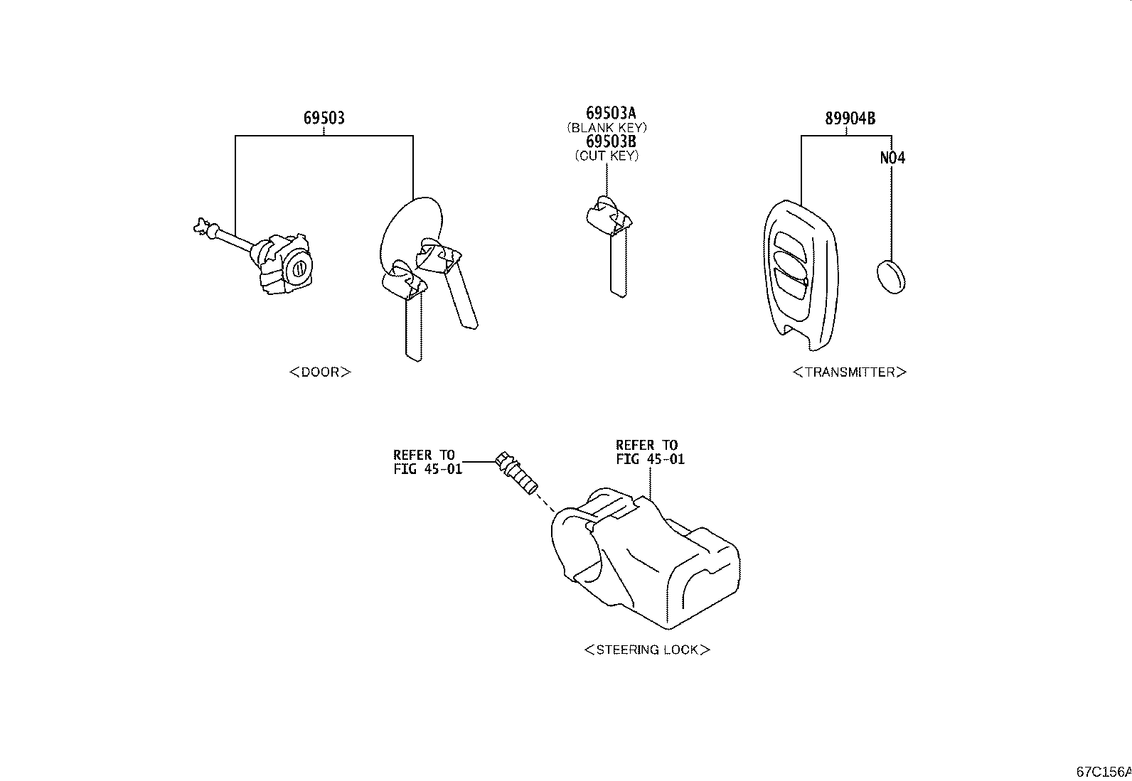 SU003-10312 TRANSMITTER SUB-ASSY, ELECTRICAL KEY product image