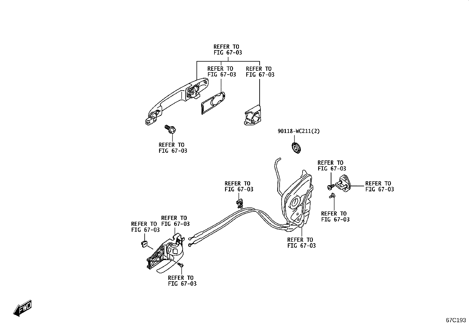 67002-WC020 PANEL SUB-ASSY, FRONT DOOR, LH product image
