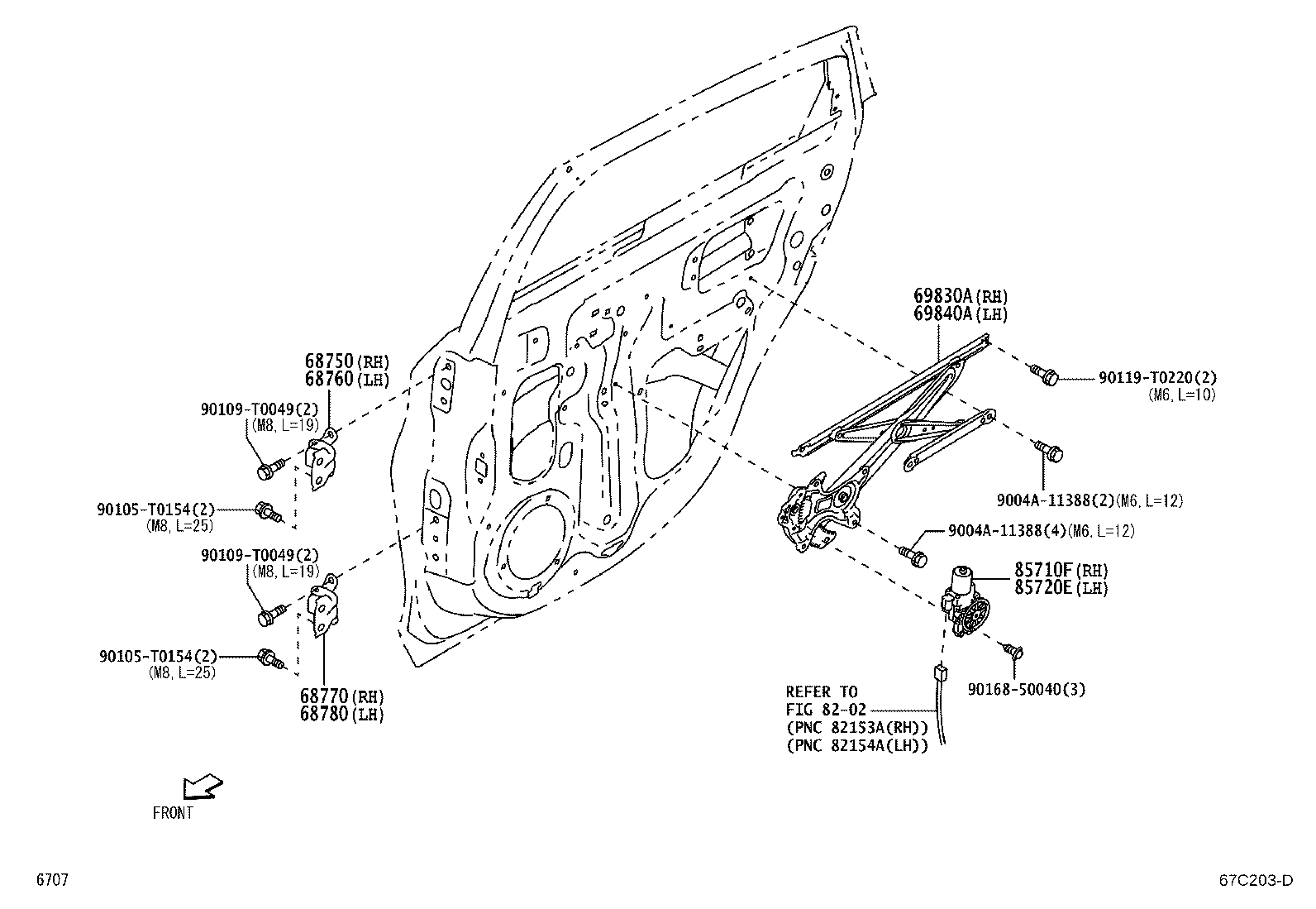68750-BZ150 HINGE ASSY, REAR DOOR, UPPER RH product image