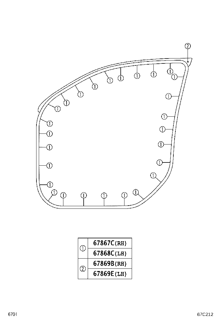 67002-BZ760 PANEL SUB-ASSY, FRONT DOOR, LH product image