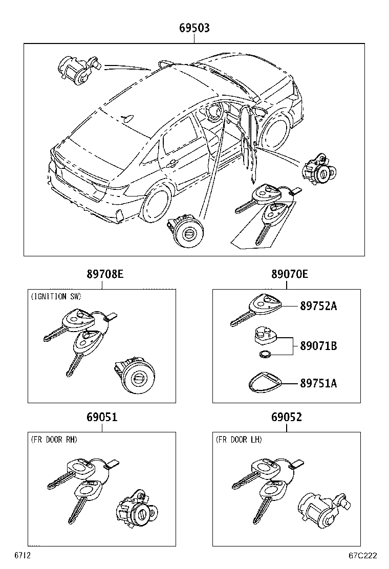 89994-BZ321 TRANSMITTER, ELECTRICAL KEY product image