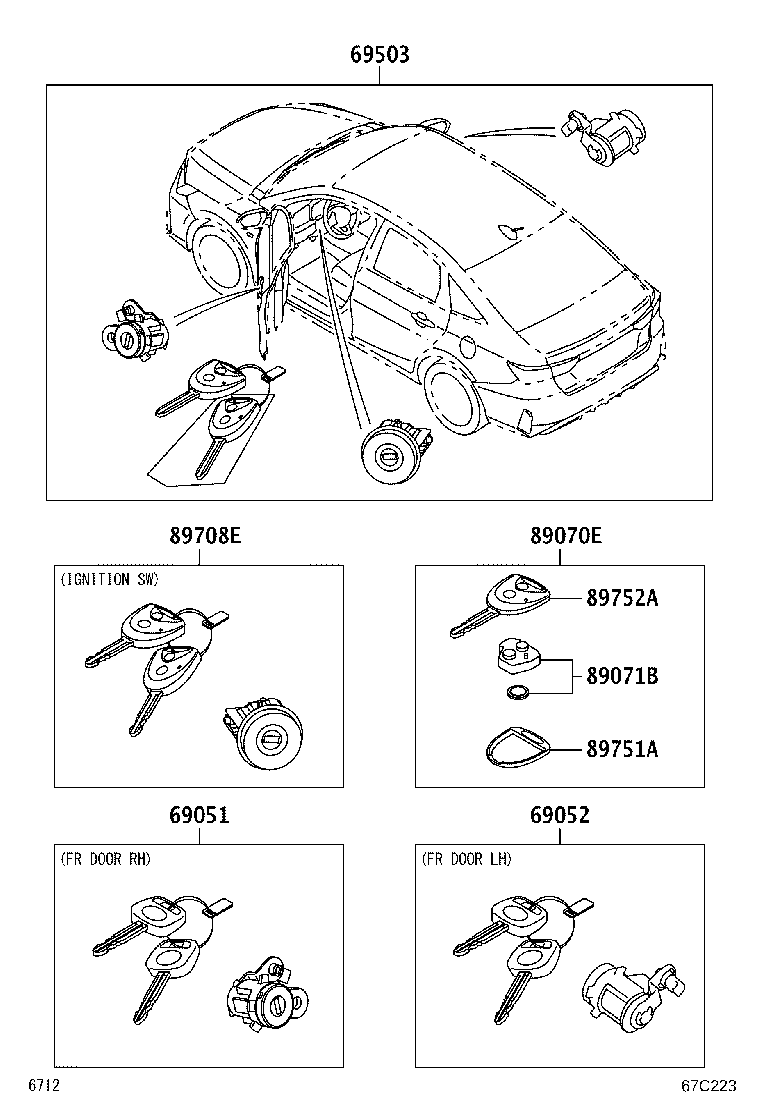 89994-BZ321 TRANSMITTER, ELECTRICAL KEY product image