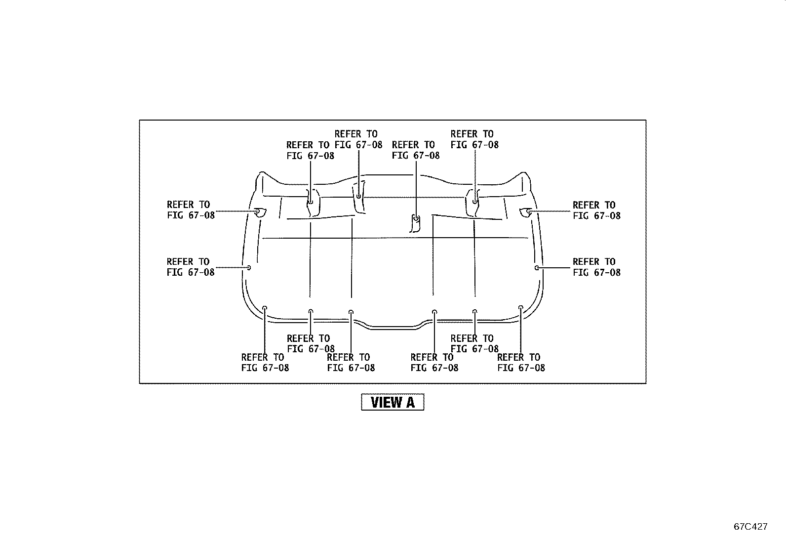68801-WC004 HINGE ASSY, BACK DOOR, RH product image