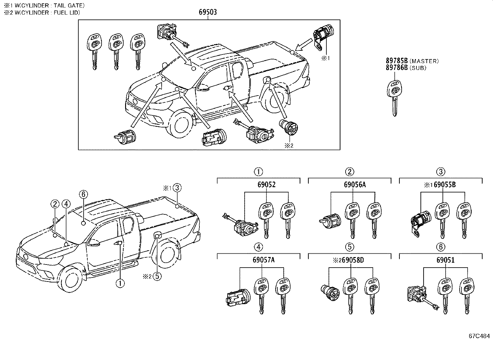 89904-0KK81 TRANSMITTER SUB-ASSY, ELECTRICAL KEY product image
