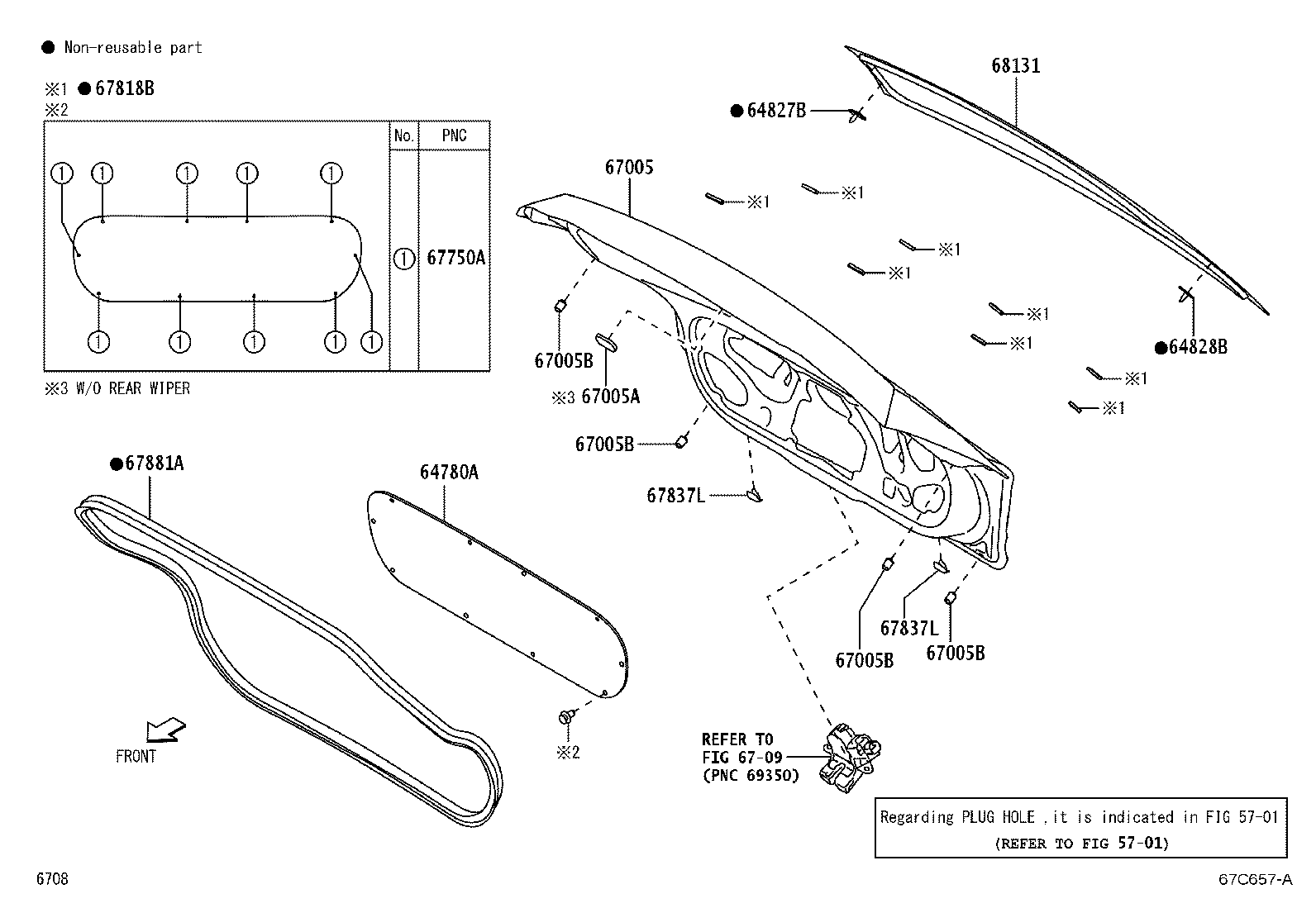 67005-BZK90 PANEL SUB-ASSY, BACK DOOR product image