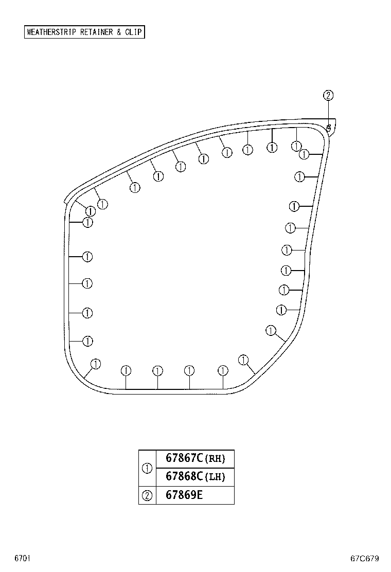 67404-BZ200 FRAME SUB-ASSY, FRONT DOOR, REAR LOWER LH product image