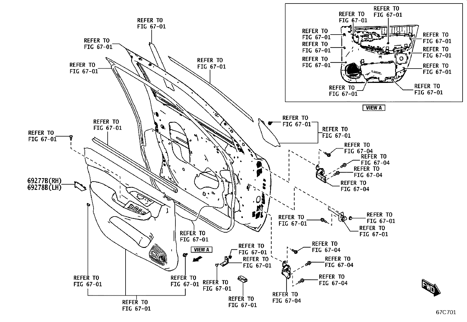 69210-WC171 HANDLE ASSY, FRONT DOOR, OUTSIDE RH product image