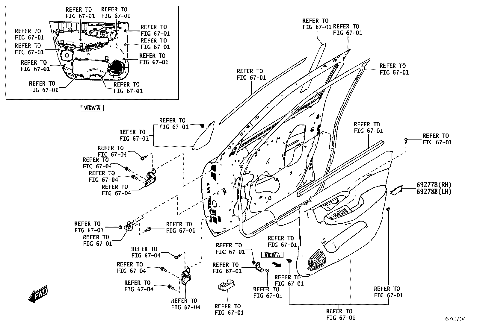 69210-WC171 HANDLE ASSY, FRONT DOOR, OUTSIDE RH product image