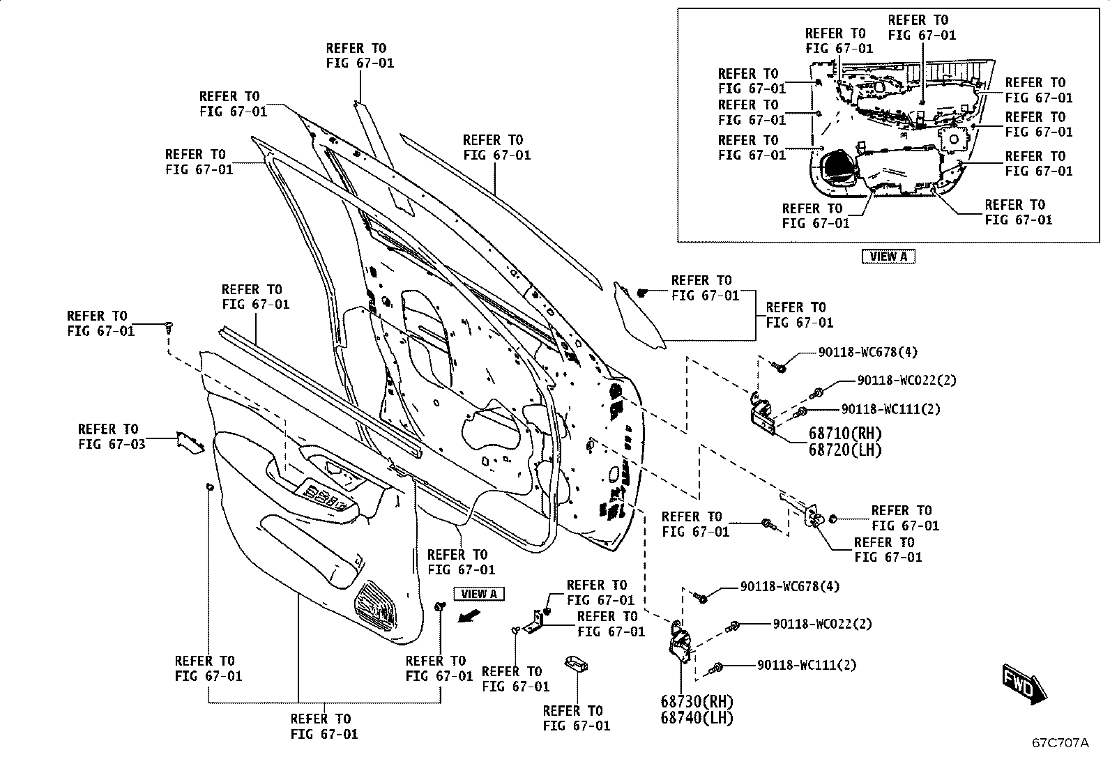 69801-WC017 REGULATOR SUB-ASSY, FRONT DOOR WINDOW, RH product image
