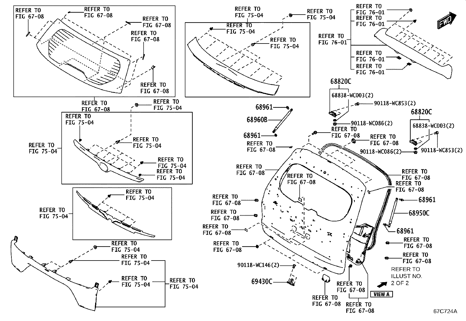74811-WC021 HANDLE, DOOR PULL product image