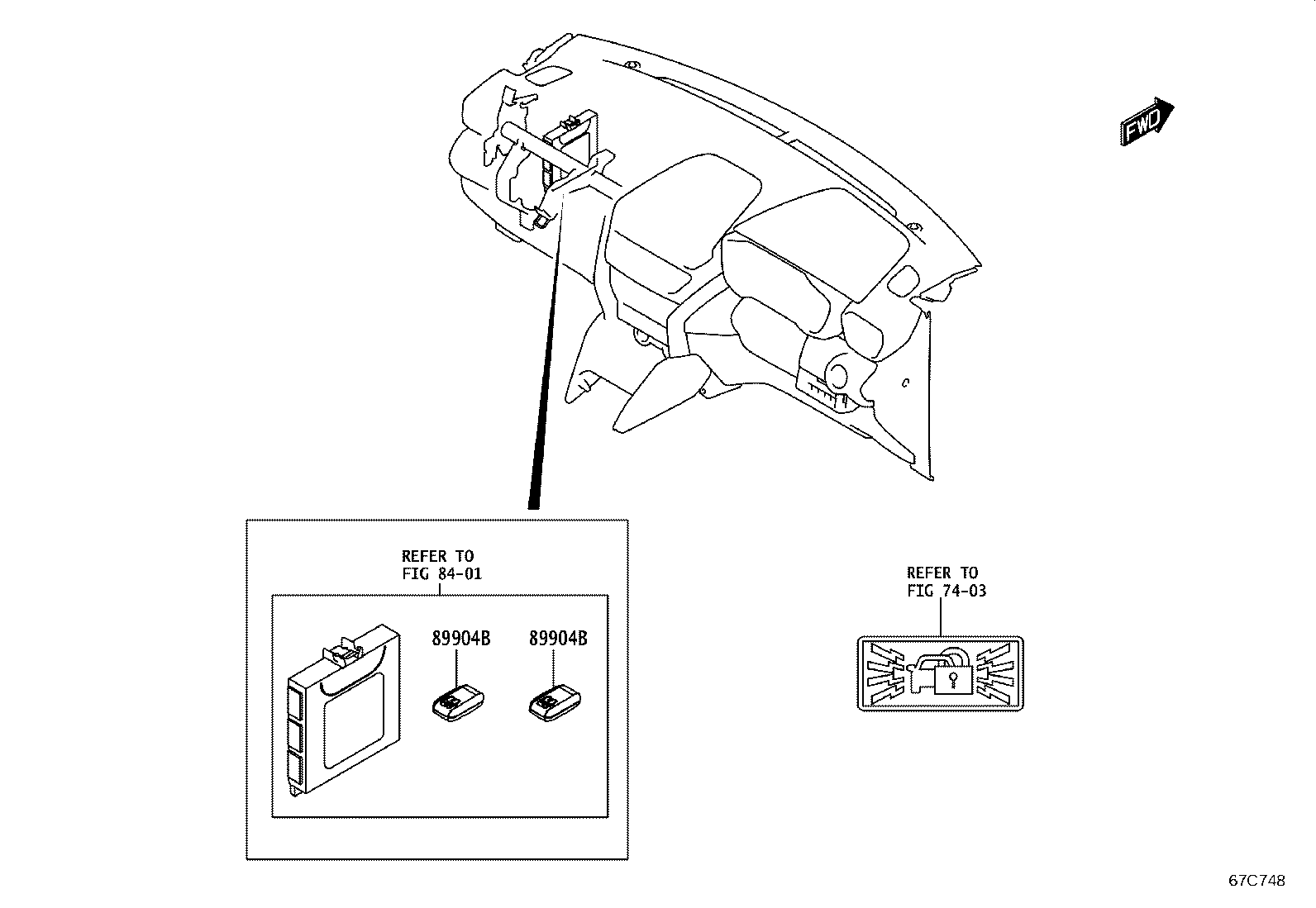 69052-WC004 CYLINDER & KEY SET, DOOR LOCK, LH product image