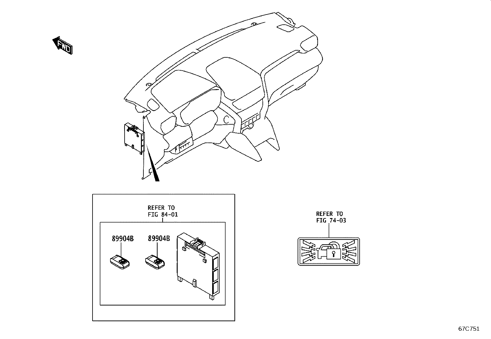 69052-WC004 CYLINDER & KEY SET, DOOR LOCK, LH product image