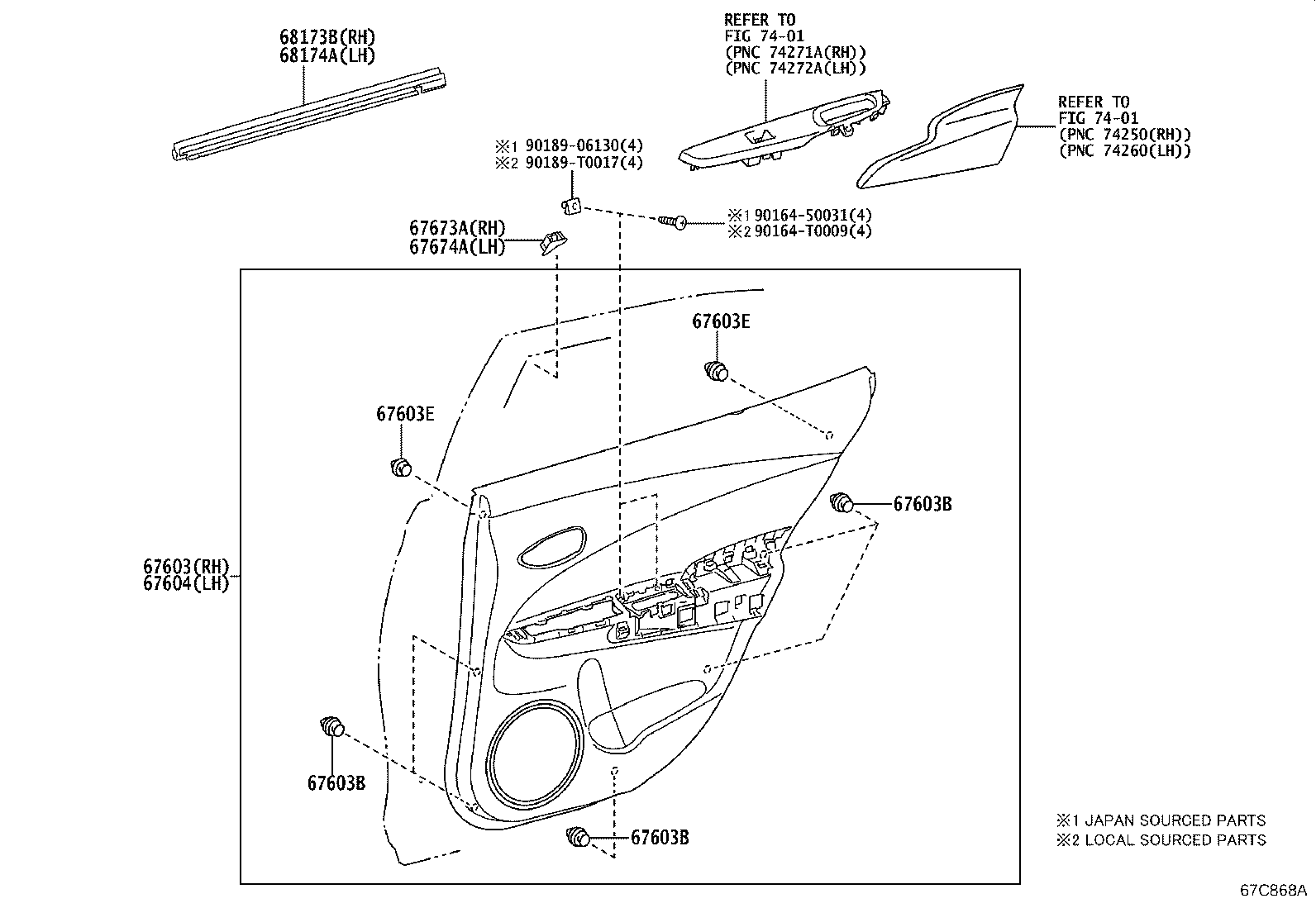 Thumbnail 3 for 67640-0DL91-C0