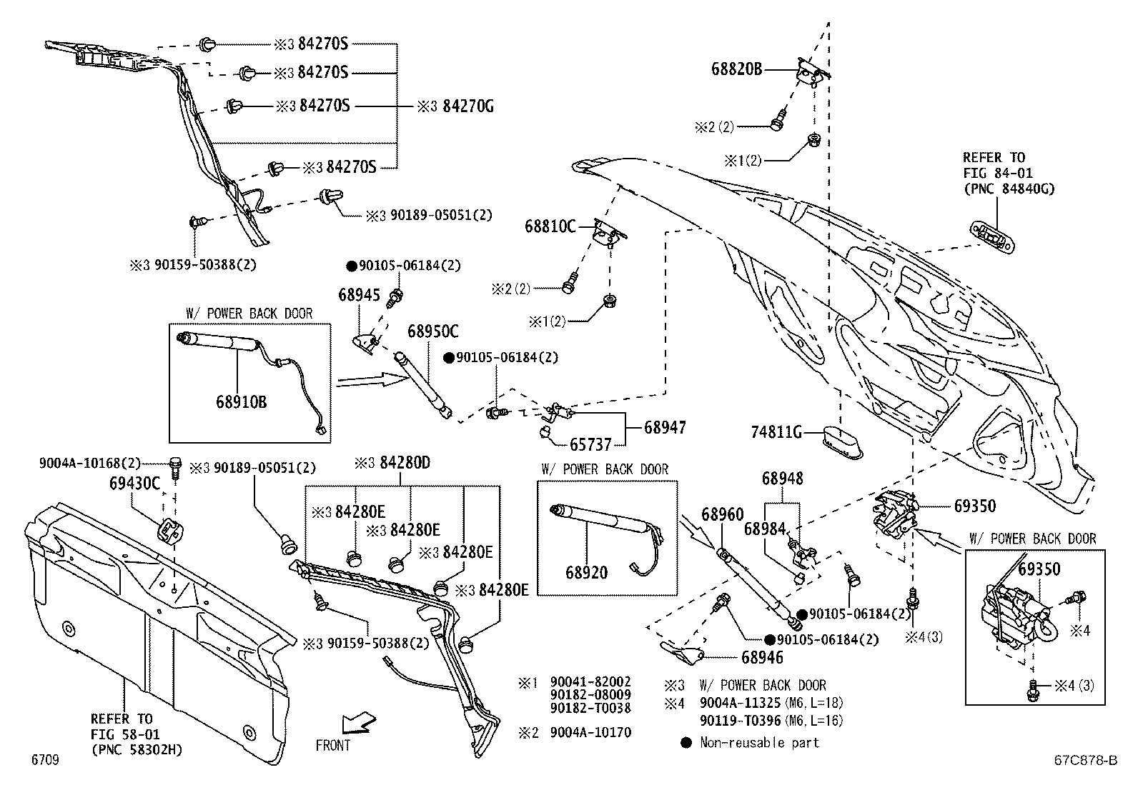 68810-BZ080 HINGE ASSY, BACK DOOR, RH product image