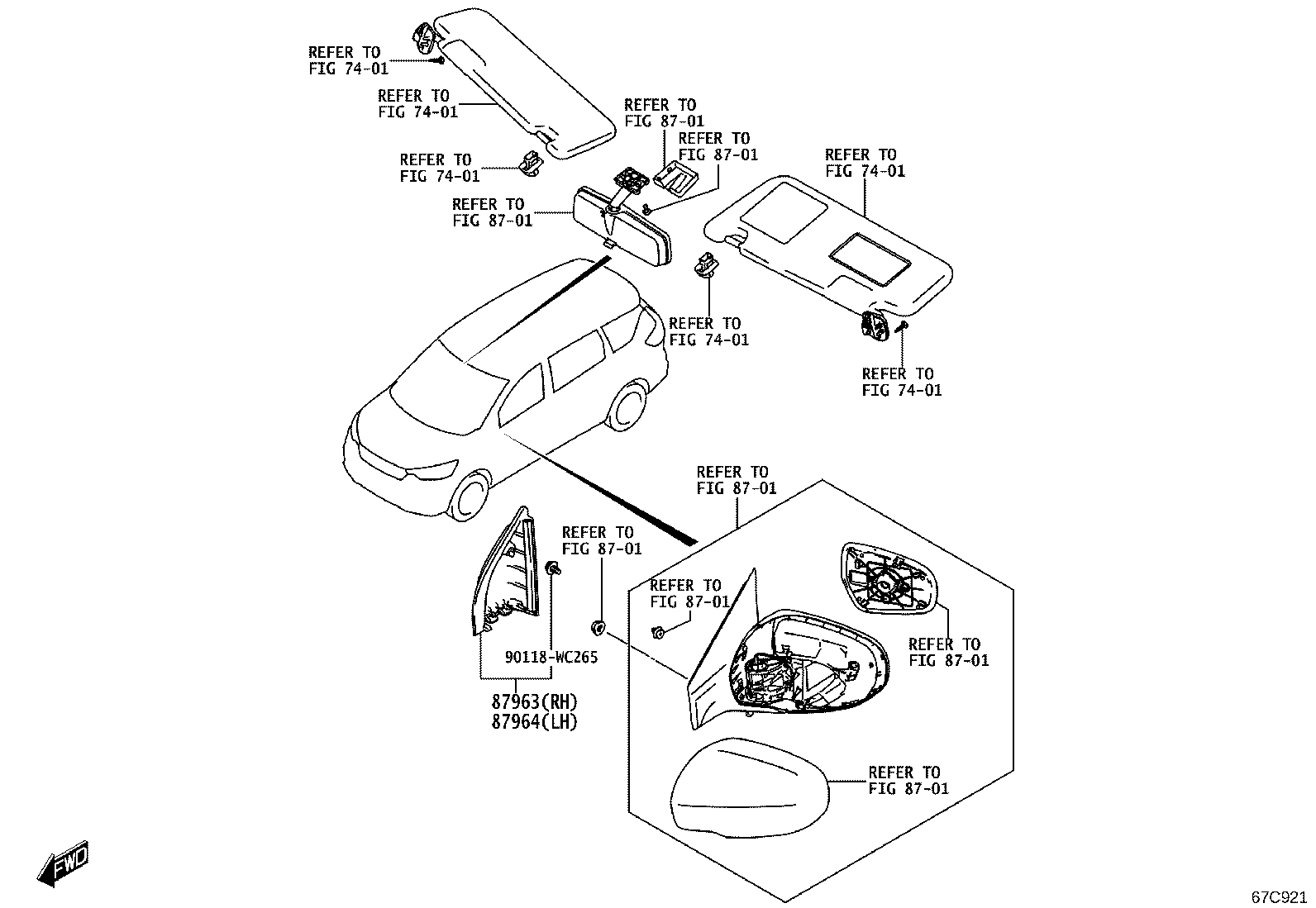 90118-WCF59 CUSHION, FRONT DOOR PANEL product image