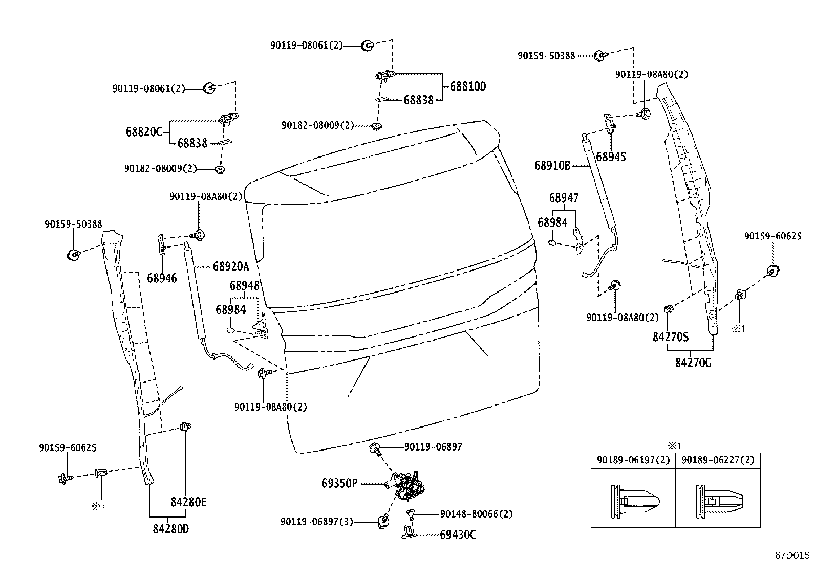 69350-V2010 LOCK ASSY, BACK DOOR, W/COURTESY LAMP SWITCH product image