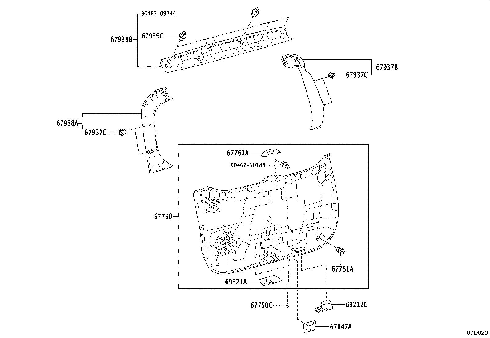 52599-60010 Toyota Reference Part product image