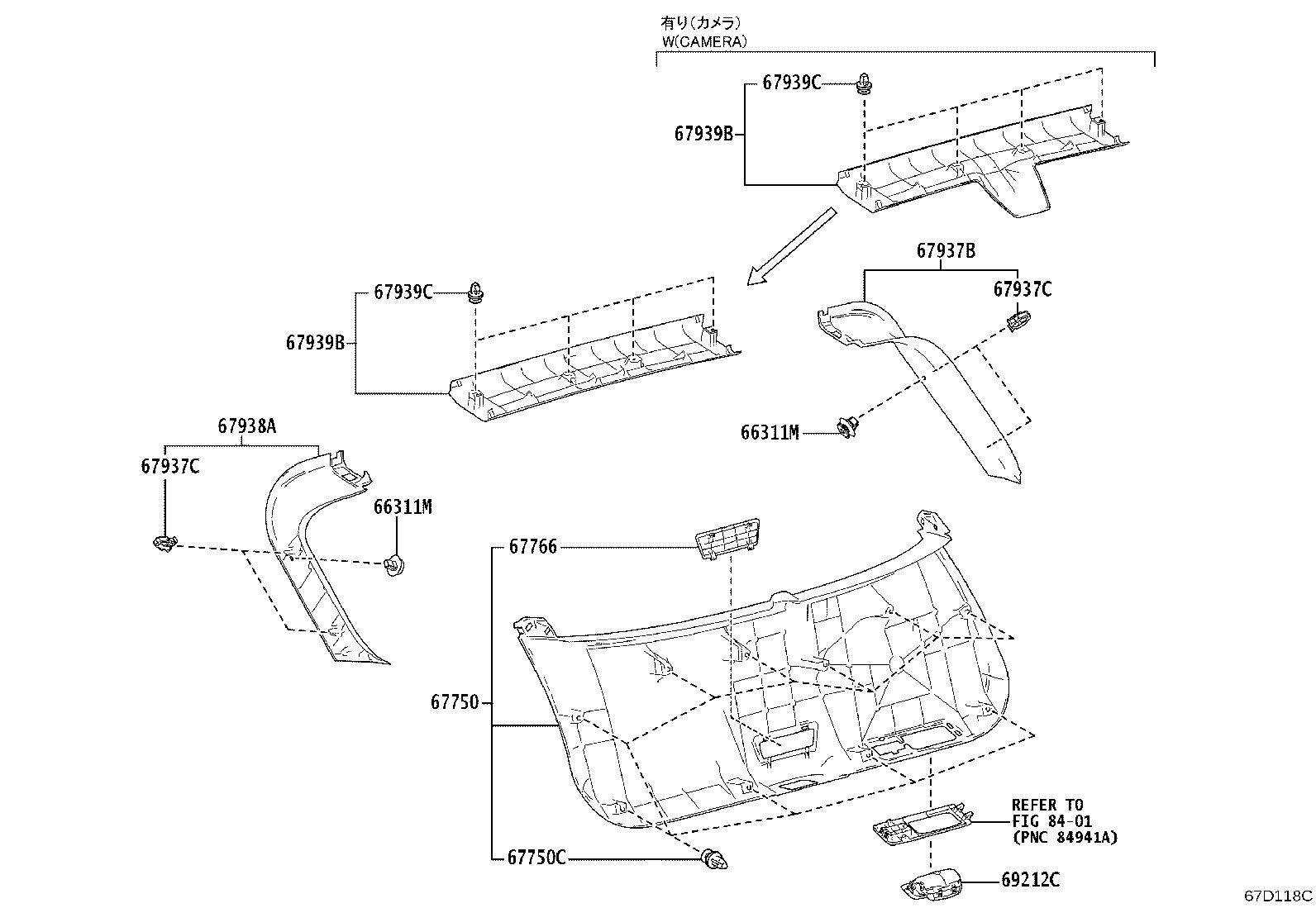 67005-30020 PANEL SUB-ASSY, BACK DOOR product image