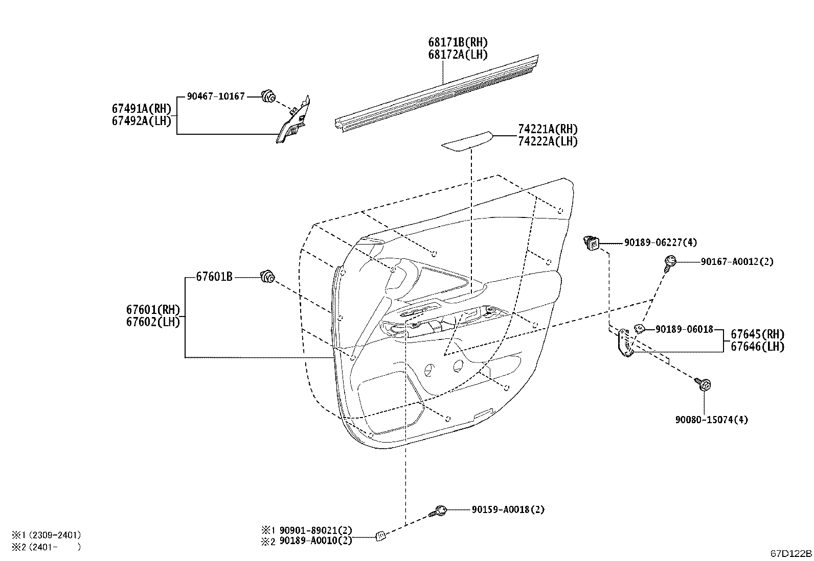 Thumbnail 2 for 67610-0EB40-C5