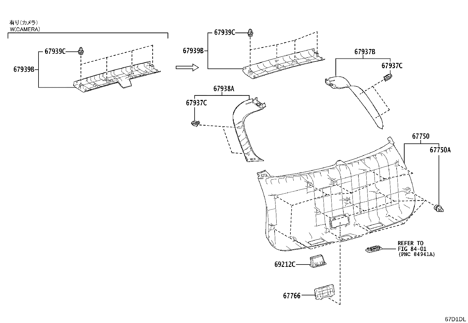 67005-30050 PANEL SUB-ASSY, BACK DOOR product image