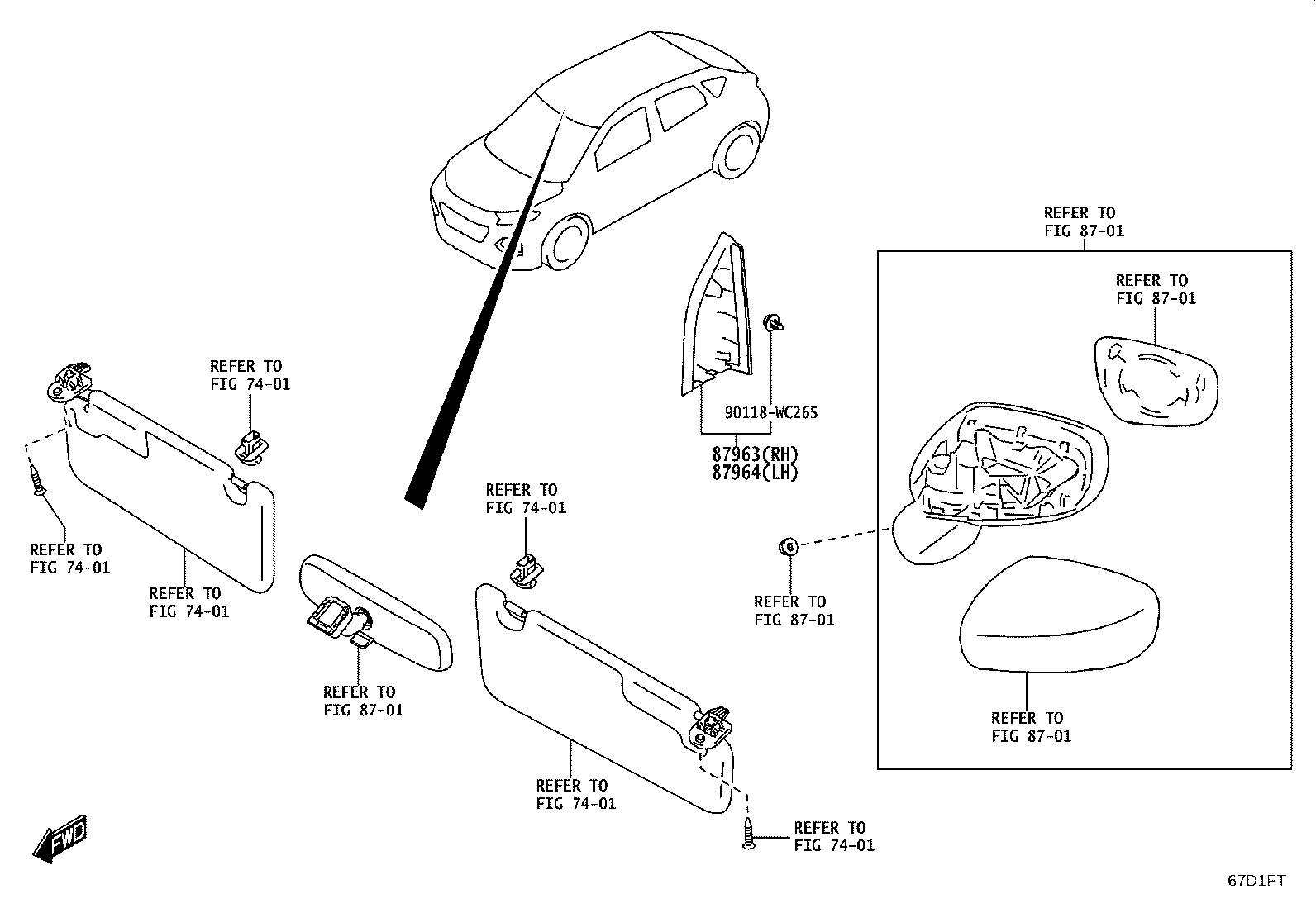 67002-WC021 PANEL SUB-ASSY, FRONT DOOR, LH product image