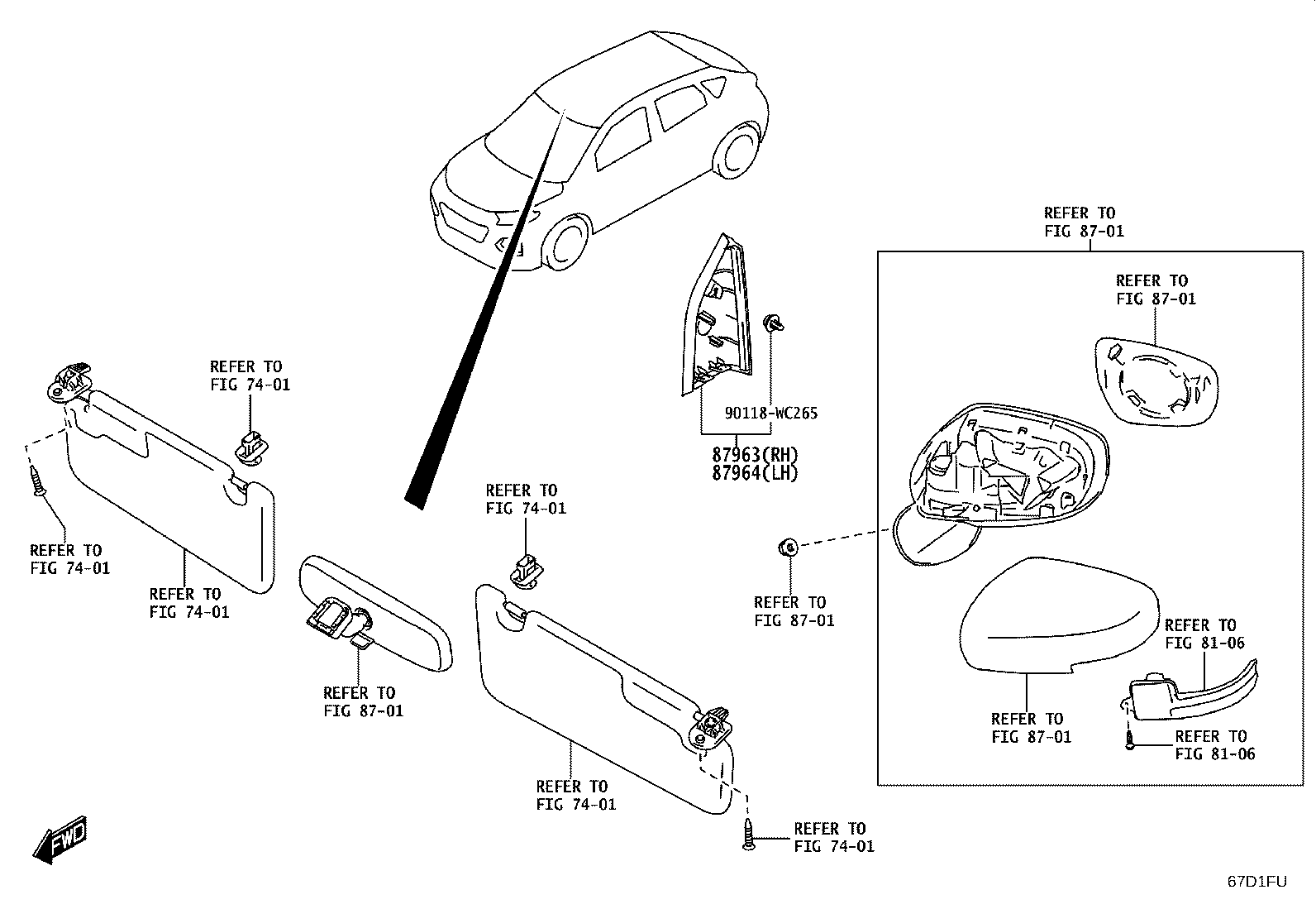 67002-WC021 PANEL SUB-ASSY, FRONT DOOR, LH product image