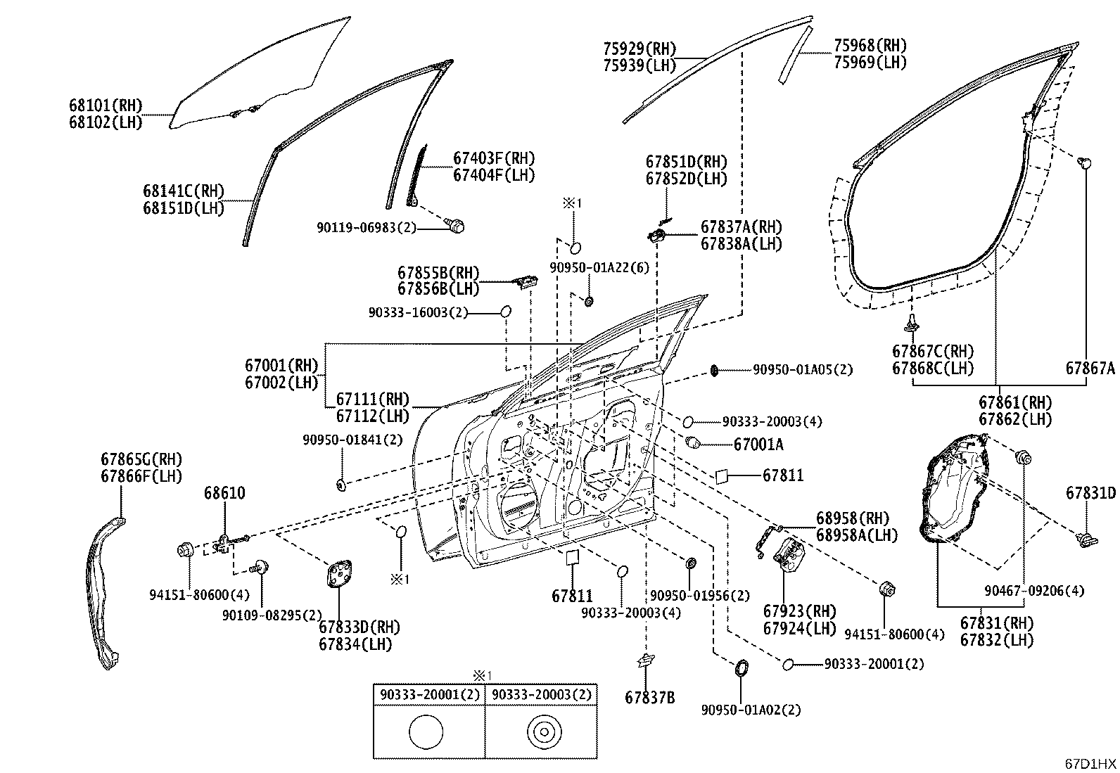 67112-30620 PANEL, FRONT DOOR, OUTER LH product image
