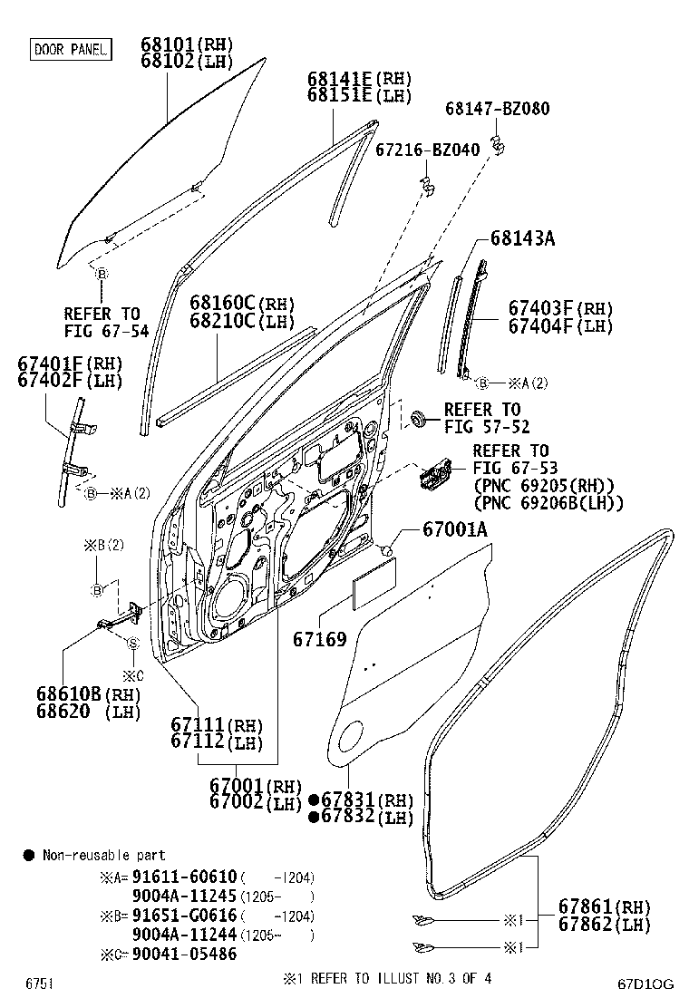 67112-BZ080 PANEL, FRONT DOOR, OUTER LH product image