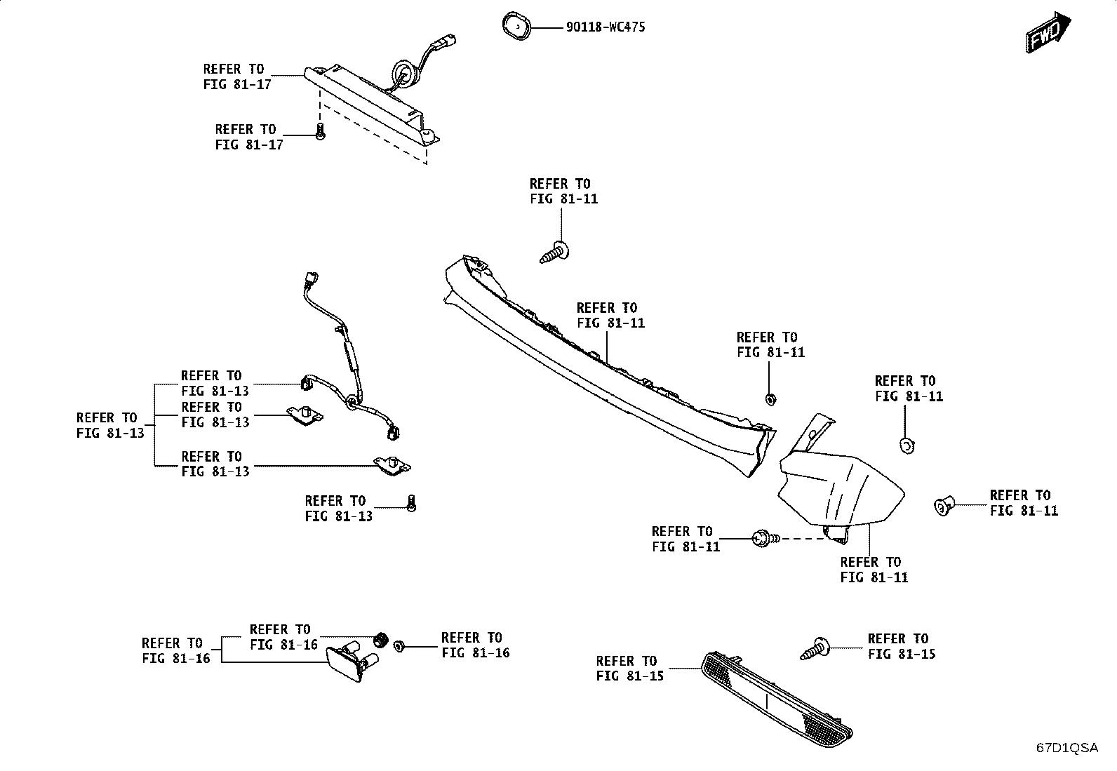 67751-WC011 BOARD, BACK DOOR TRIM product image