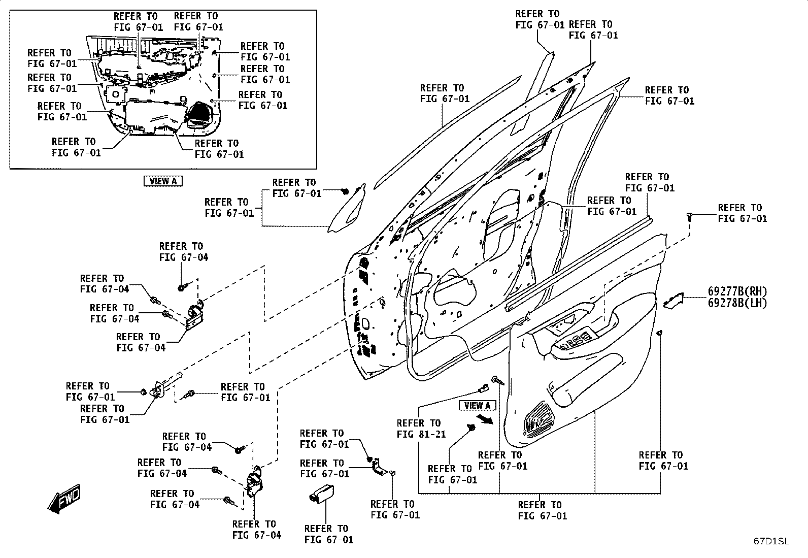 69210-WC171 HANDLE ASSY, FRONT DOOR, OUTSIDE RH product image